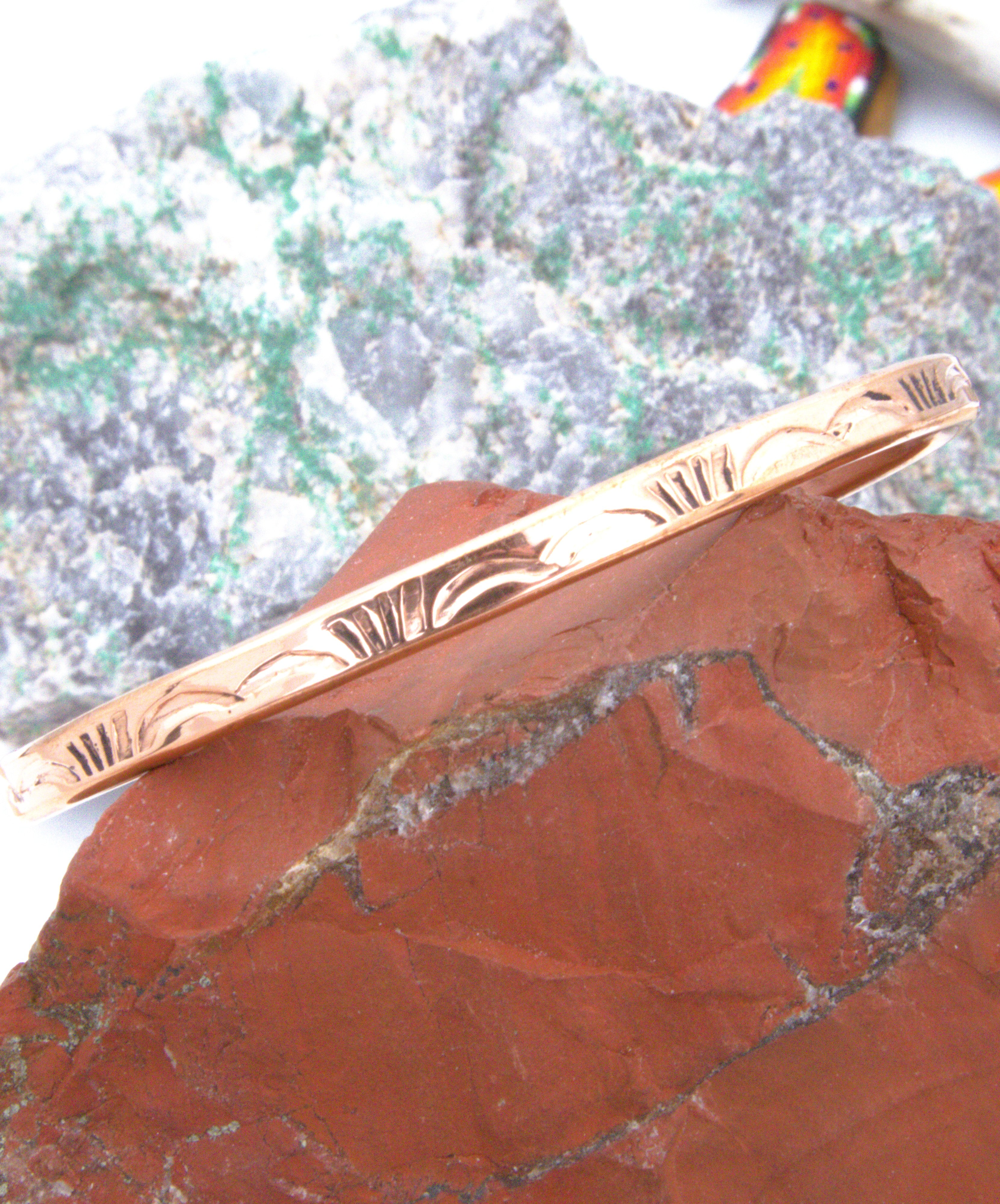 Native American Made Copper Bracelet BE01