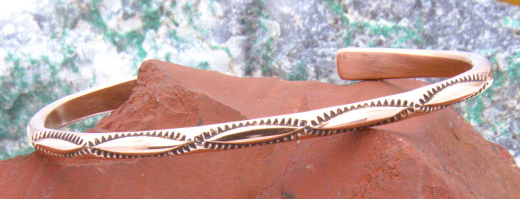 Native American Copper Bracelet BE04