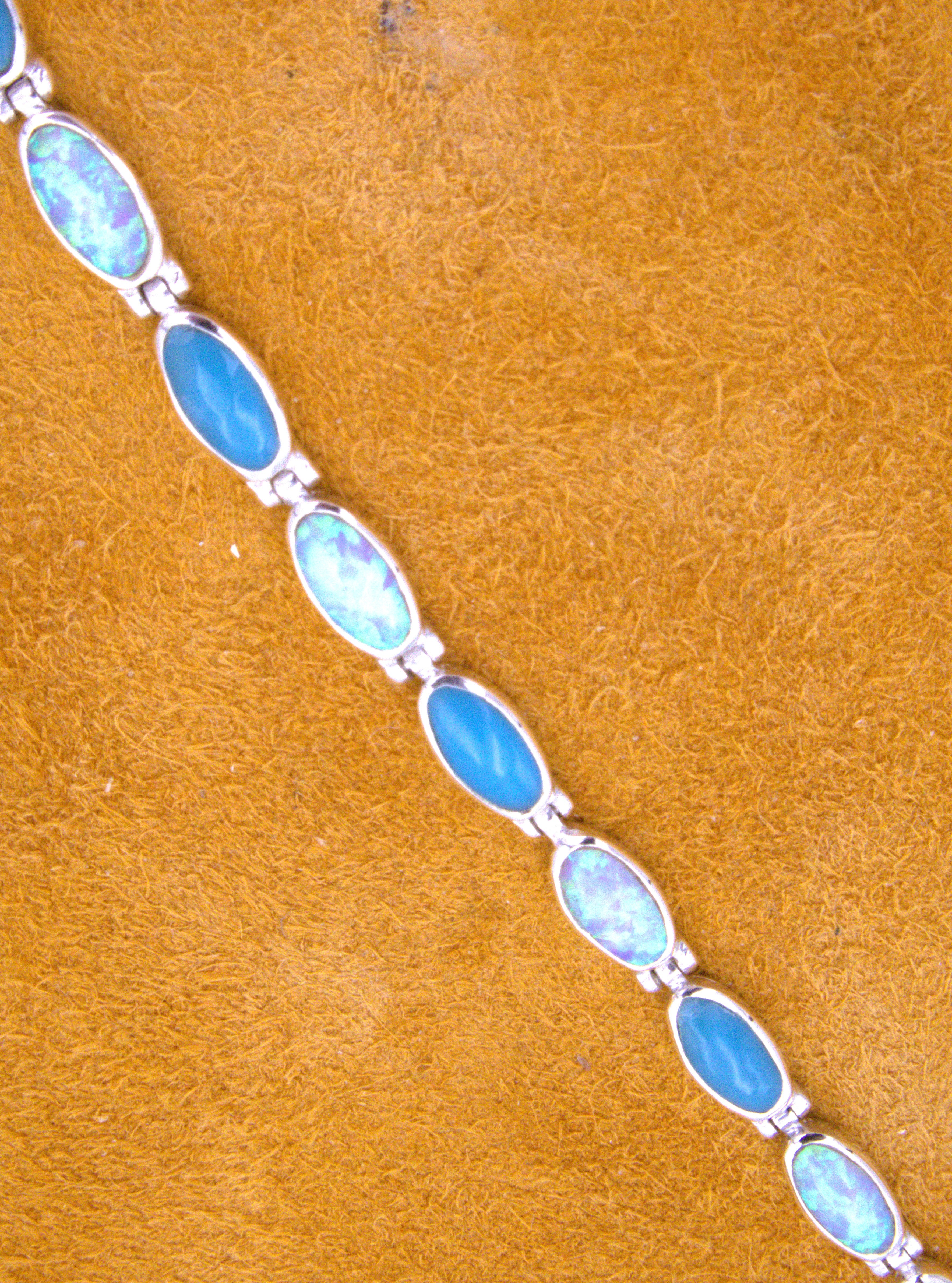 Turquoise Jewelry Turquoise Opal Link Bracelet BOP1