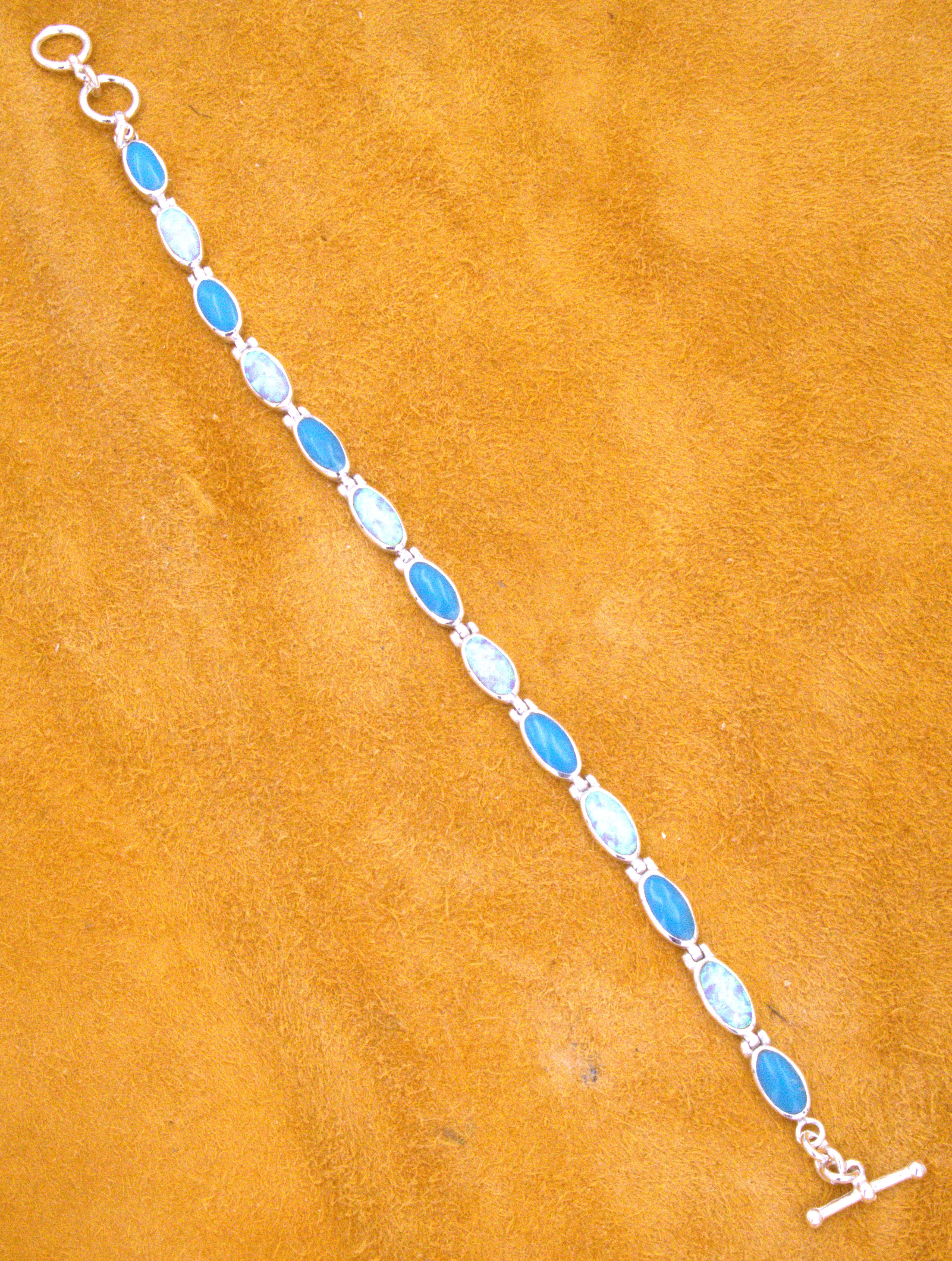 Turquoise Jewelry Turquoise Opal Link Bracelet BOP1