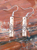 Native American Copper Dangle Earrings