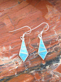 Turquoise and Opal Dangle Earrings