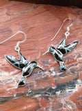 Southwestern Hummingbird Onyx Opal Dangle Earrings EOP5