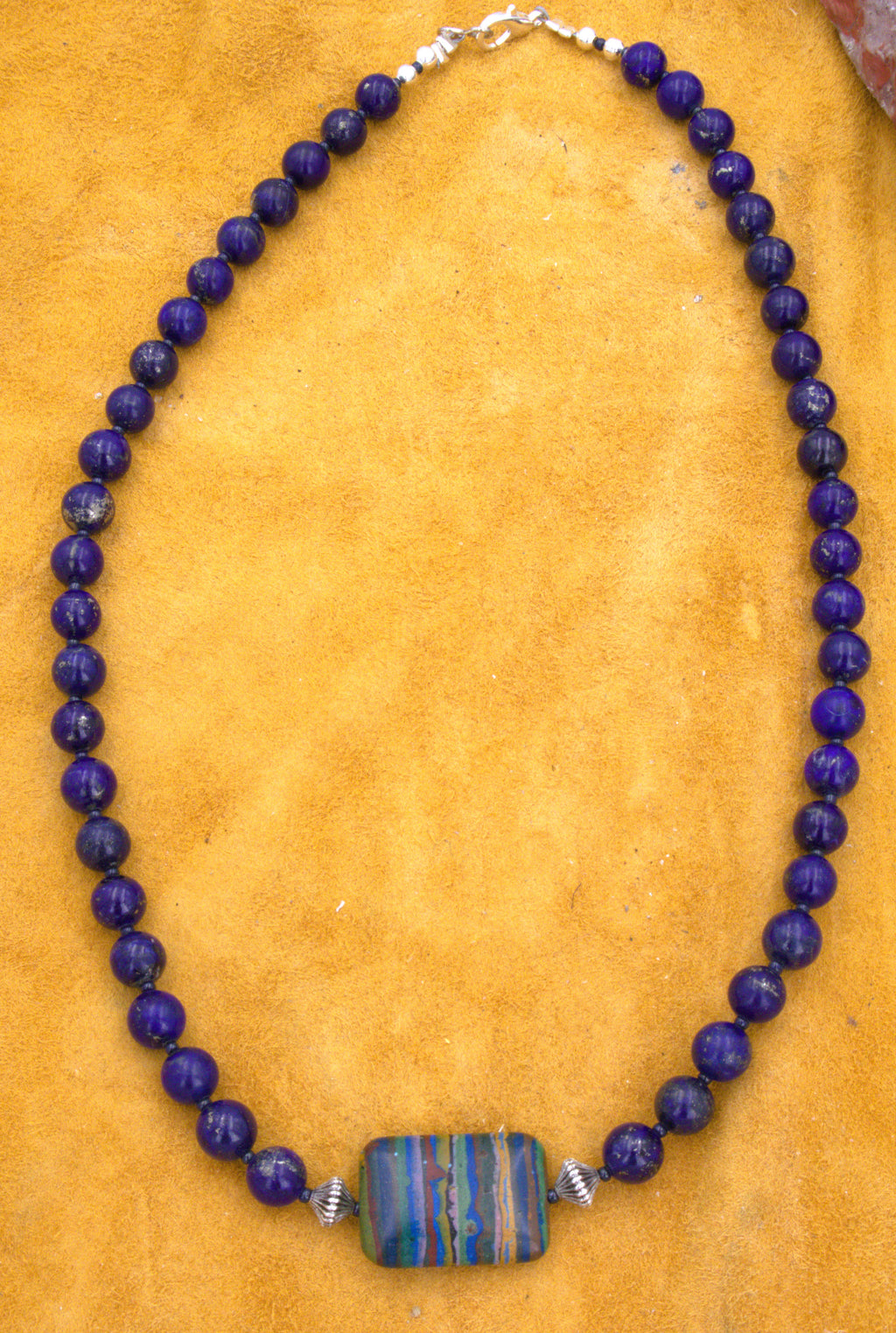 20" Southwestern Lapis Necklace NN02
