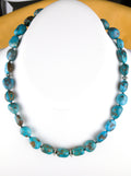 Turquoise Jewelry Medium Turquoise Nugget Necklace 18 1/2" NN21
