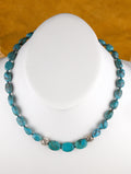 Turquoise Nugget Necklace 18 1/2" One of a Kind Turquoise Jewelry  NN23