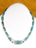 Turquoise Jewelry Sky Blue Turquoise Choker Necklace 15 1/4" NN25
