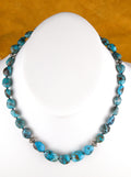 Turquoise Jewelry Medium Turquoise Nugget Necklace 18" NN26