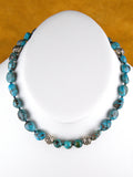 Turquoise Jewelry Turquoise Nugget Choker Necklace 16"  NN42