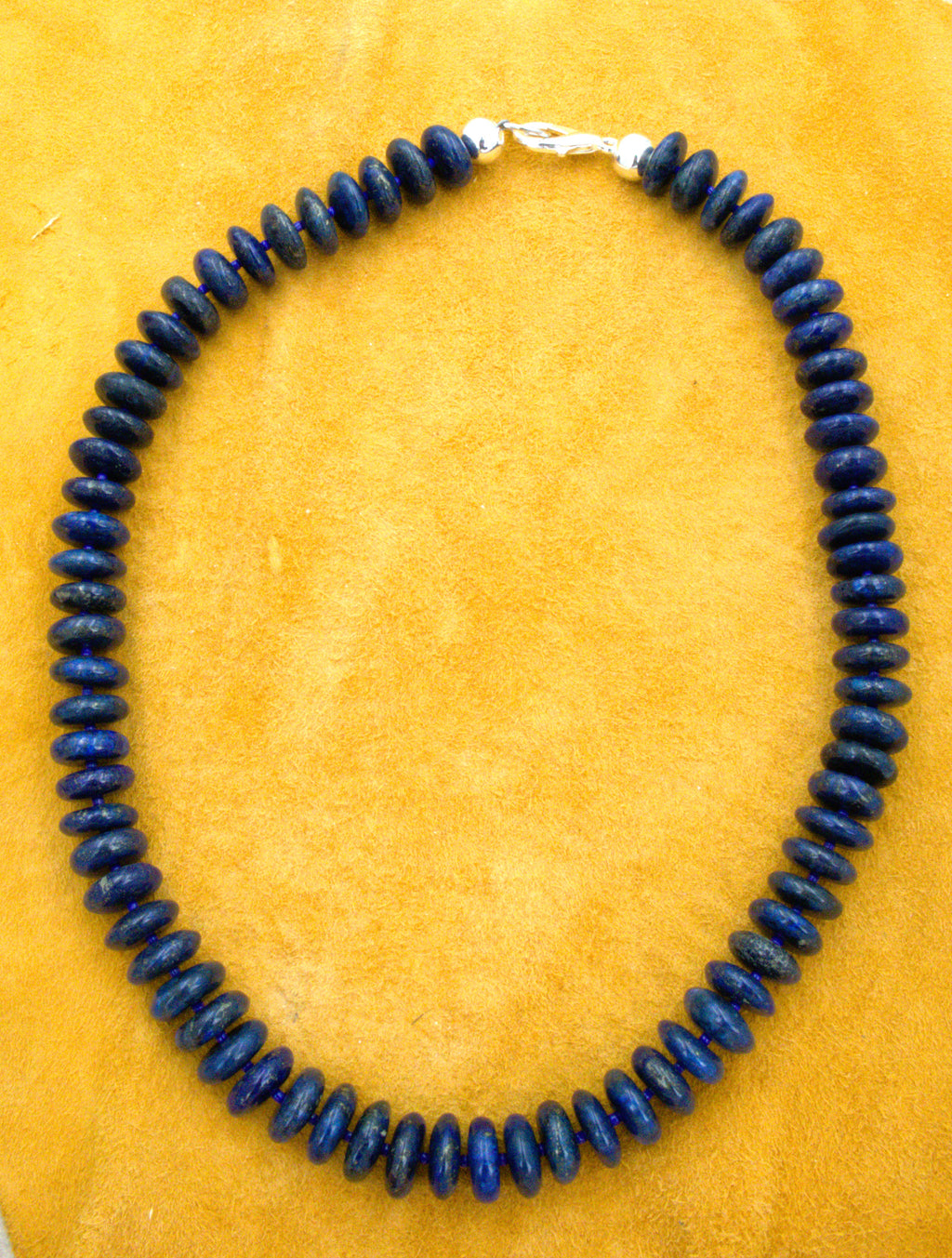 21" One-of-a-Kind Lapis Statement Necklace NN51