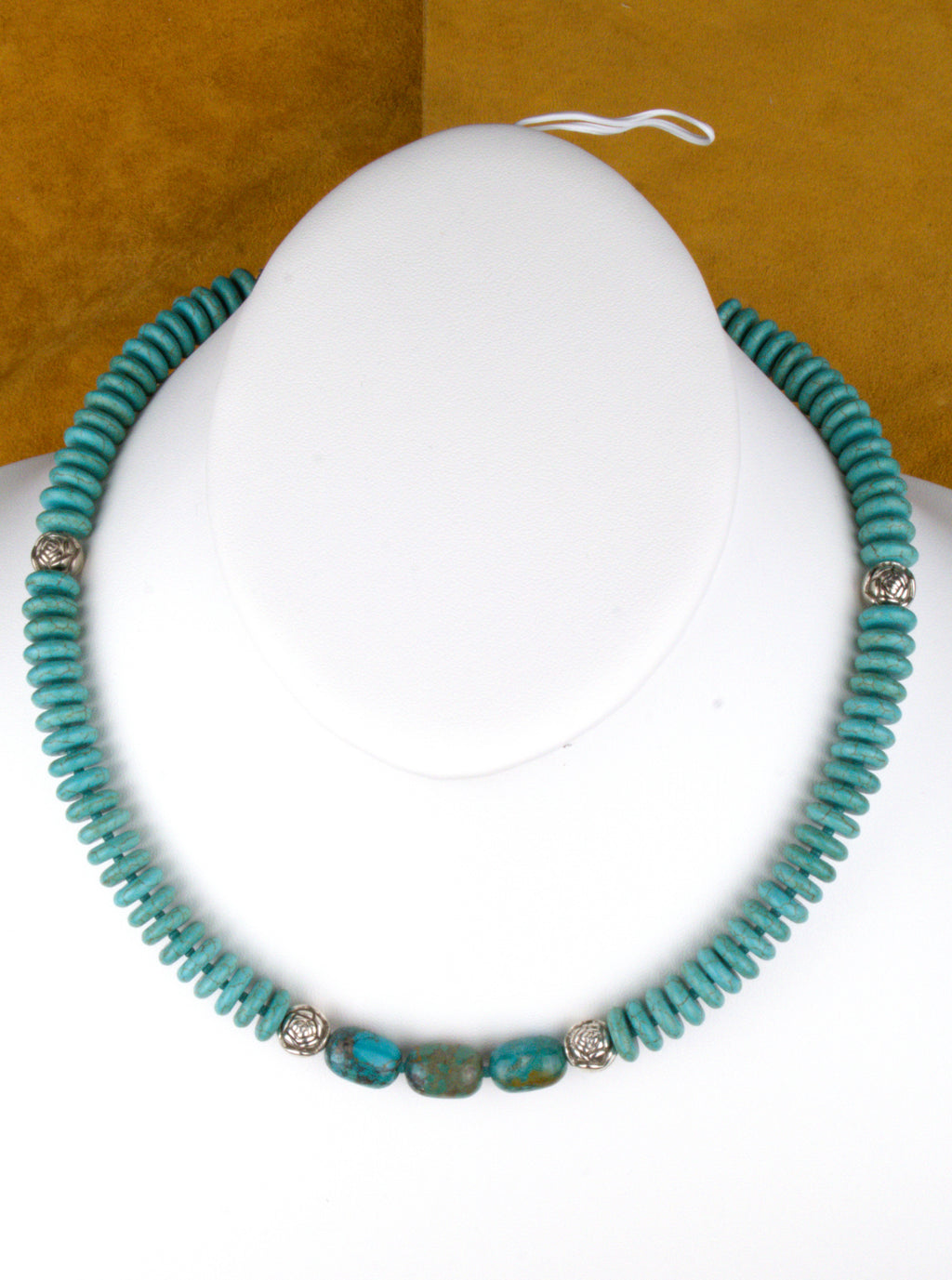 Turquoise Jewelry 20" Turquoise Necklace  NN52
