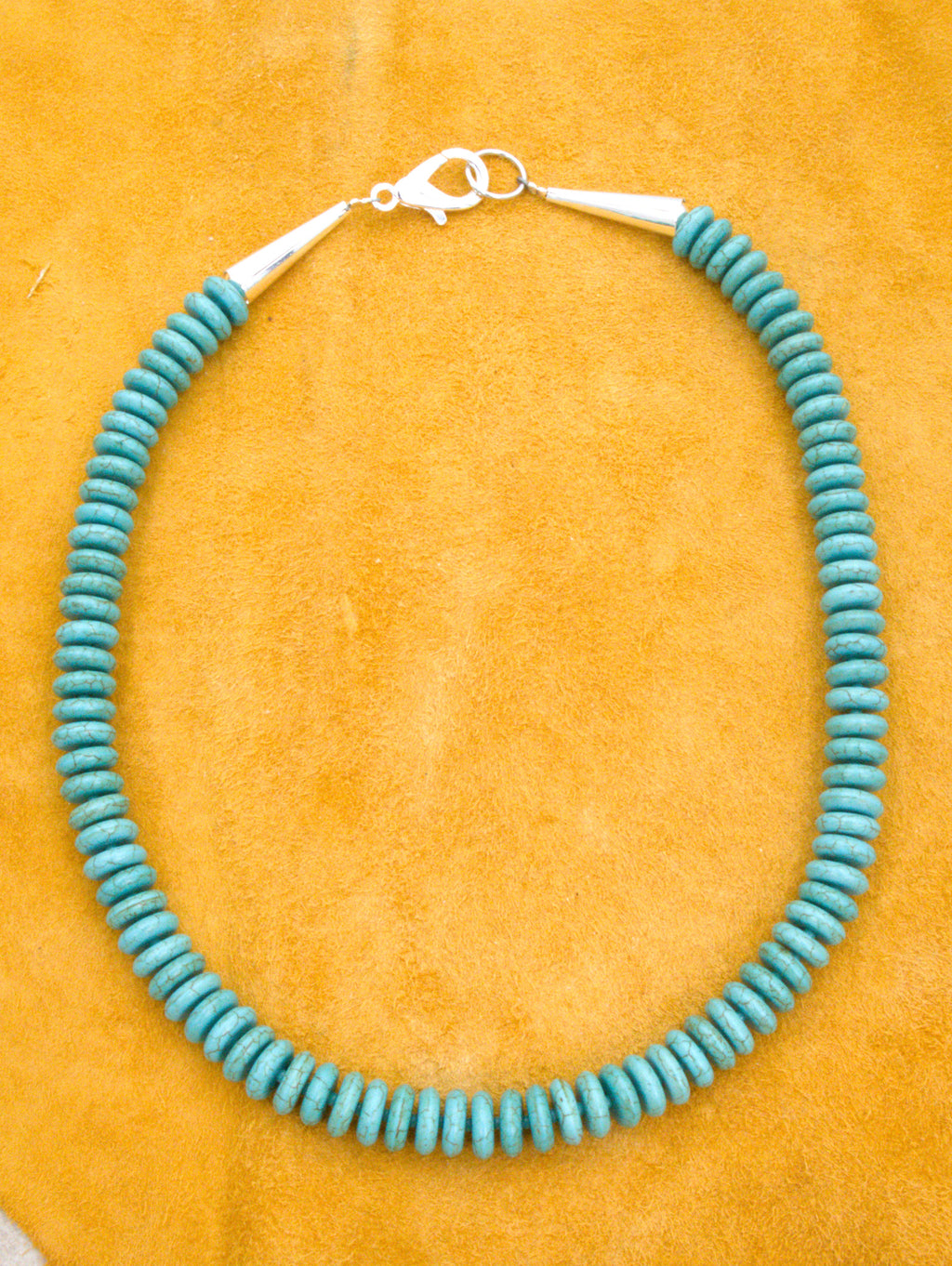 18 and 1/2" Statement Turquoise Necklace One-of-a-Kind NN57