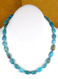 19 and 1/2" Turquoise Nugget Necklace One-of-a-Kind  NN59