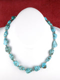 20" Chunky Turquoise Nugget Necklace  NN63