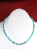 Petite Turquoise Choker Necklace 17 and 1/4"  NN70