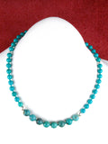 Turquoise Choker Necklace 16 and 1/4"  NN81