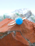 Native American Sterling Silver Turquoise Zuni Ring