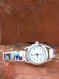 Turquoise Jewelry Sterling Silver Turquoise Coral Ladies Watch WL05