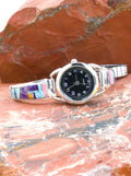 Sterling Silver Ladies Turquoise Inlay Watch WL13